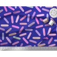 thumbnail image 2 of Soimoi Blue polyester Crepe Fabric Brush Stroke Abstract Fabric Prints By Yard 52 Inch Wide, 2 of 3