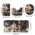 thumbnail image 3 of 4 Set Bath Mats,Bathroom Rug Sets 4 Piece Non Slip,Universal Soft Comfortable Bathroom Rugs,Water Absorption Non-Slip Thick Machine Washable Easy Dry Plush Bath Rugs for Bathroom Floor,Tub,Shower, 3 of 7