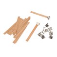 thumbnail image 3 of Smokeless Wooden Candle Wicks, Degradable 33 Pcs Wood Candle Wicks  For DIY Candle Making, 3 of 8