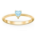 thumbnail image 2 of Heart Birthstone Ring - Blue Topaz (December), 2 of 6