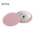 thumbnail image 3 of Unique Bargains 20pcs 48L Fabric Cloth Covered Button 30mm Round Metal Shank Sewing Buttons for Suits Dress Blouses, Pink, 3 of 5
