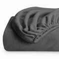 thumbnail image 2 of Bare Home Drap-Housse en Molleton Douillet - Molleton Polaire Ultra Moelleux - Drap à Poche Profonde - Lit Simple, Gris, 2 of 5