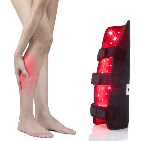 DGYAO 660nm Red Light Device with LED Infrared Light Brace Wrap for Calf Leg Arm