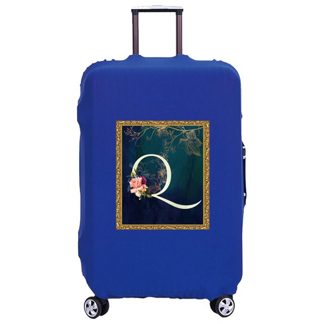Nouvelles Housses de Valise de Voyage Housses Protectrices Anti-Rayures Housse Anti-Poussière Réutilisable Housse Anti-Poussière Série Motif Floral 8flowerQ TG