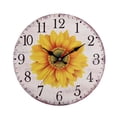 thumbnail image 2 of 30cm European Retro Sunflower Wall Clock Home Living Room Decoration Wall Clock, 2 of 4