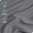 thumbnail image 2 of Bare Home Fitted Sheet - 24" Extra Deep Pocket - Premium 1800 Collection - Twin, Gray, 2 of 7