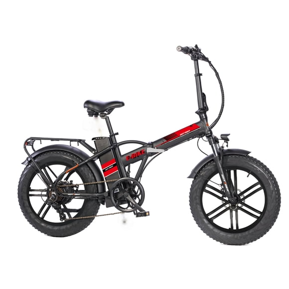 GoTyger Vélo Électrique Pliable 500W 20 Pouces Pneu Grand 4.0 avec Rayons OPC