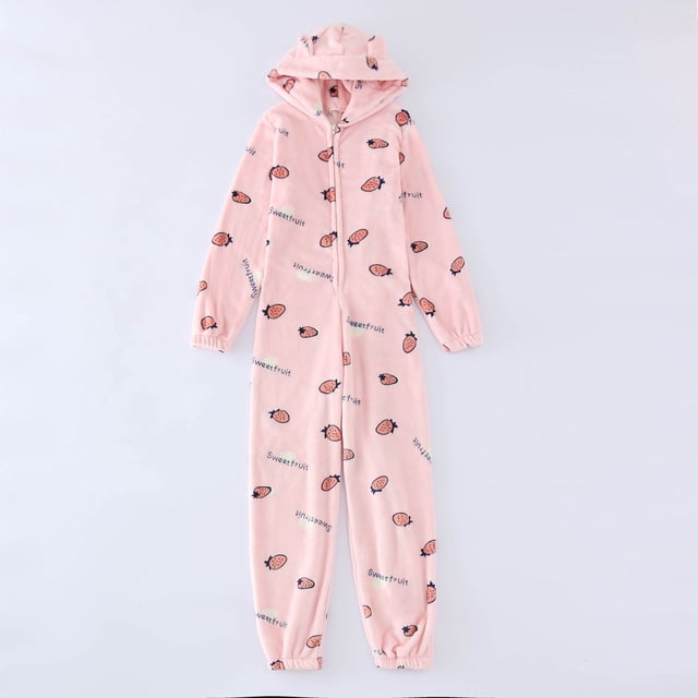 Combinaison pour Femmes, Pyjama à Manches Longues pour Femmes, Justaucorps, Tenues de Nuit, Combinaison à Capuche, Combinaisons d'Automne pour Femmes 2023 en Liquidation