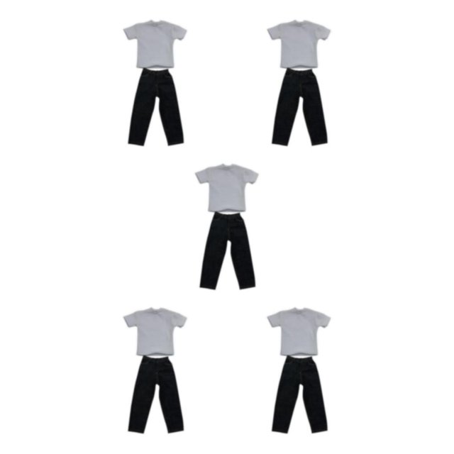 ZheElen Action Figurine Military Suits 12 Inch Accessories Style 3 5Set