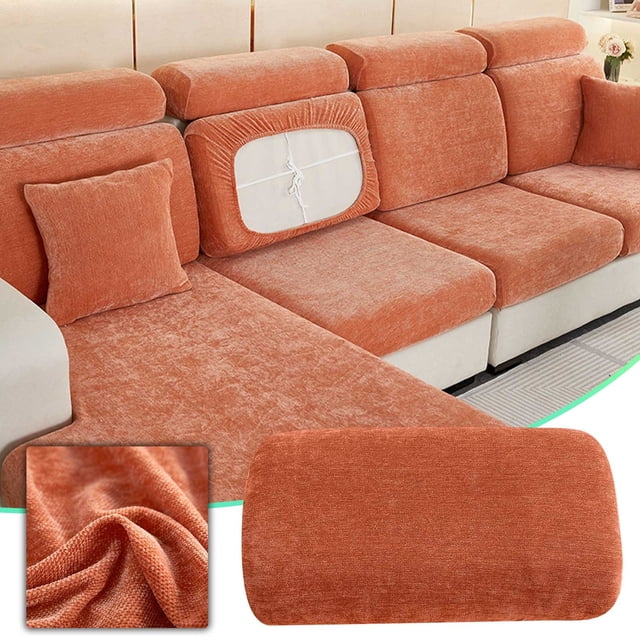 Yhmxh Pillow Covers Throw Pillow Covers Pillow Protector Universal Leather Covered Sofa 2025,Wear-resistant,Highly Elastic,Non Slippery,Elastic Fiber,Universal Protection Furniture Sofa Cushion