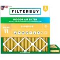 thumbnail image 1 of Filterbuy 19x19x2 Air Filter MERV 11 Allergen Defense, HVAC AC Furnace Air Filters Replacement (2-Pack), 1 of 9
