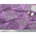 thumbnail image 3 of Soimoi Rayon Fabric Floral Mandala Printed Fabric 1 Yard 56 Inch Wide, 3 of 3
