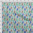 thumbnail image 4 of oneOone Rayon Aqua Blue Fabric Beach Boat Sewing Craft Projects Fabric Prints By Yard 56 Inch Wide, 4 of 4