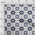 thumbnail image 1 of oneOone Polyester Lycra Navy Blue Fabric Geometric Block Dress Material Fabric Print Fabric By The Yard 56 Inch Wide, 1 of 4