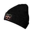 thumbnail image 1 of ZICANCN Bonnet Tricoté-Rings Colour Olympia Bonnet d'Hiver Doux Chaud Classique pour Hommes Femmes Structure Cercles Olympiques, 1 of 6
