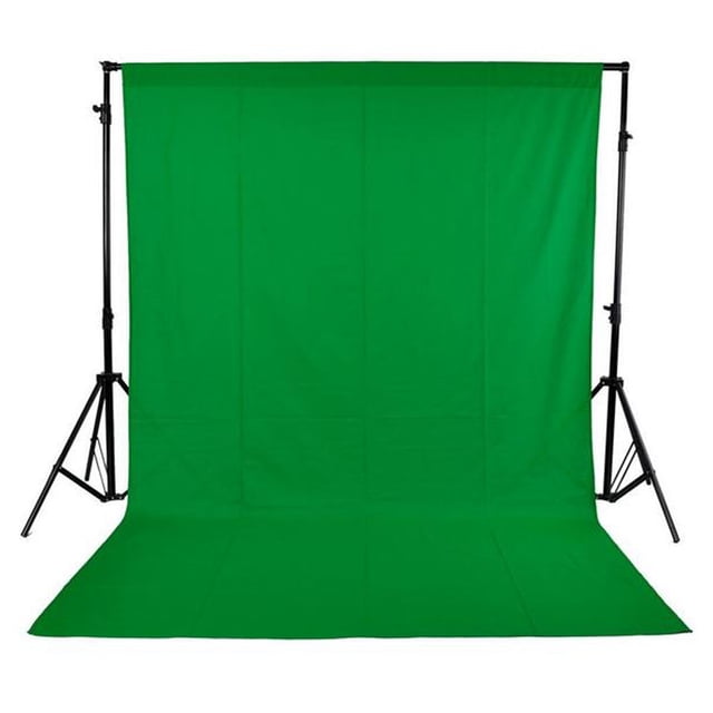 Écran de Fond en Non-Tissé pour Studio Photo, Couleur Verte, Mesurant 1,6 m x 3 m (5 Pi x 10 Pi). Ce Tissu Non Tissé Sans Couture et durable Absorbe la Lumière et Réduit la Réflexion, le Rendant Idéal pour la Photographie en Studio et la Photographie de portrait. Convient comme Remplacement pour Toiles de Fond en Mousseline. Supports de Fond Non Inclus.