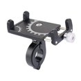 thumbnail image 2 of Bicycle Cycling Aluminum Alloy Phone Holder Metal Simple Design Stable Phone Bracket Adjustable 55-100mm 360 Degrees Rotation Holder, 2 of 8
