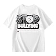 thumbnail image 4 of Haut T-Shirt à Manches Courtes à Épaules Tombantes Imprimé pour Enfants (3 14a), 4 of 8