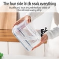 thumbnail image 4 of Produce Keepers, Refrigerator Storage Containers, Fresh Food Organizer Bins, Leak Proof Lid, Removable Colander, Microwave And Dishwasher reliable, Space Saving Kitchen Organization, 4 of 9