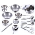 thumbnail image 4 of Big Save,HWRETIE Simulation Kitchen Toy Clearance,16 Pcs Set Kids Play House Kitchen Toys,Cookware Cooking Utensils Pots Pans Gift, 4 of 5