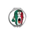 thumbnail image 1 of Mexico Flag Makeup Head Screang Cap Hand Compact Mirror Round Portable Pocket Glass, 1 of 3