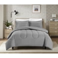 thumbnail image 1 of Swift Home Luxury 8 Piece Bed in a Bag, All Season Complete Bedding Set, Queen, Light Gray, 1 of 10