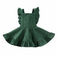 thumbnail image 1 of Robe en Velours Côtelé à Volants pour Fille 6M-5Y, 1 of 4