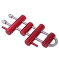 thumbnail image 2 of Support d'Escalade en Aluminium, Descendeur, Rampe de Descente, Barre de Support, Engrenage de Friction Réglable, 4 Barres, Rouge, 2 of 9