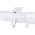 thumbnail image 3 of Jinsinto Flexible Curtain Rod, Extendable Curtain Rod Curtain Rod, Room Divider Curtain Rail, 5m,White, 3 of 4