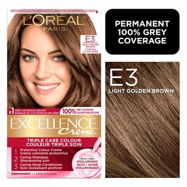 L'Oréal Paris Excellence Crème Hair Dye, Permanent Hair Color with Hyaluronic Acid