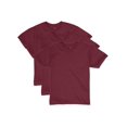 thumbnail image 1 of Hanes Boys EcoSmart Short Sleeve Tee Value 3-Pack, XL, Maroon, 1 of 1