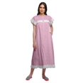 thumbnail image 1 of Moomaya Chemise de Nuit à Manches Courtes pour Femmes, en Coton Imprimé, 1 of 6