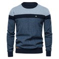 thumbnail image 1 of Qertyioot Men's & Big Men's Original Round Neck Sweater Soft Casual Sweaters for Men Classic Pullover Sweaters With Ribbing Edge, 1 of 3