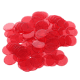 thumbnail image 2 of 300 Pcs Chips Bingo en Plastique Transparent Rouge 1.9cm, 2 of 5