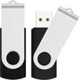 thumbnail image 1 of 4 Go 2 Pcs Clé USB 2.0 Clé USB Clé Mémoire, (4 Go*Lot de 2 Noir), 1 of 5