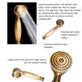 thumbnail image 1 of pitrice Retro Bathroom Handheld Shower Head Portable Faucet Sprayer High Pressure Wear-resistant Hand Showers Bracket Holder Chrome Plated Color, 1 of 9