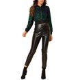 thumbnail image 2 of INSPIRE CHIC Blouson Bomber Court à Paillettes Scintillantes avec Fermeture Éclair pour Femme, 2 of 7