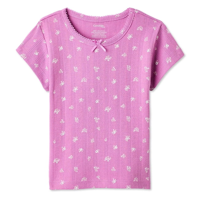 George Toddler Girls' Pointelle T-Shirt