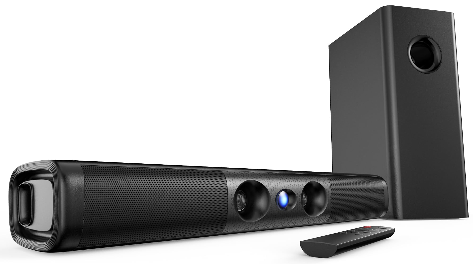 RIOWOIS Sound Bar for Smart TV,3.1ch Soundbar with Wired Subwoofer,100W Deep Bass, TV-ARC/Optical/AUX/Bluetooth 5.3 Connect, Surround Sound System fo