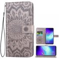 thumbnail image 1 of Étui de Téléphone pour Samsung Galaxy S10 5G, Étui Portefeuille Folio à Rabat, Porte-Cartes en Cuir PU avec Fentes, Protection Intégrale Robuste, Support, Étui de Protection pour Téléphone pour Galaxy S10 5G Hommes, Noir, 1 of 5