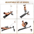 thumbnail image 2 of Yiwa Sit Up Bench for Home Gym, Abdominal Workout Bench with Extra Thick Pads, Folding Adjustable Decline Design, Perfect for Ab Exercise and Core Strength Training, Supports 220 LBS, 2 of 6