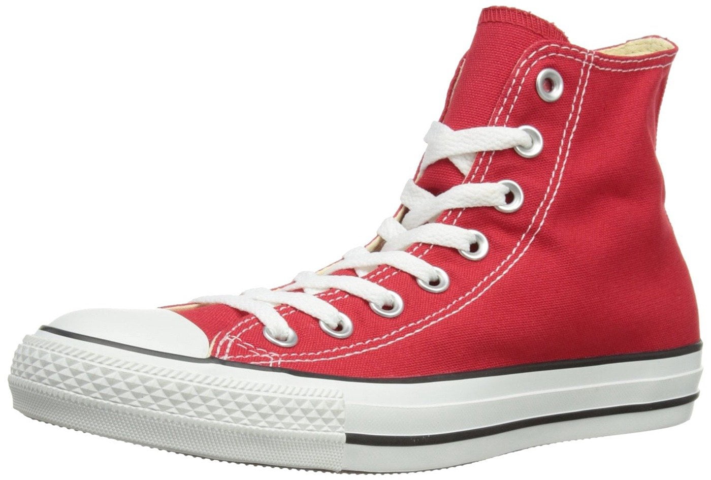 Chuck Taylor All Star Canvas High Top, Red, 9
