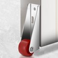 thumbnail image 3 of Marked Down,Door Length Swivel Caster Bracket - Door Opening Bottom Support Wheel, Easy to Install Wooden Door Support, Durable and Smooth Rolling Mechanism, | Iron, A-509 $BS$3, 3 of 8