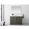 thumbnail image 1 of Vanity Art 48 Inch Single Sink Bathroom Vanity with Ceramic Sink and Engineered Marble Top, Without Mirror, 1 of 5