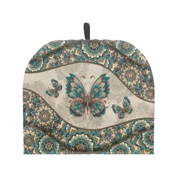 Housse Bohème Boho Théières Douillettes Isolées Douillettes Décoration Maison Cuisine Théière Housse Anti-Preuve Réchauffante pour Restaurant