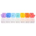 thumbnail image 2 of Travel Pill Box Pill Box Organizer Medication Pill Box Vitamin Container Pill Container, 2 of 9