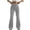 Grey, variant on LOVZFMLL Women's Pants, Solid Color Tight Fitting Hip Shaping Flared Yoga Pants Black, 2XL