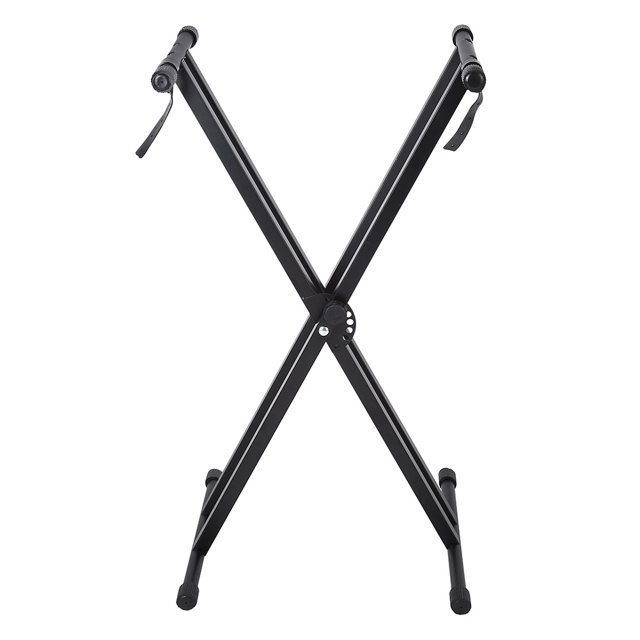 Loewten Portable X-Style Keyboard Stand Double Braced Music Electric Organ Holder Adjustable Height, Double Keyboard Stand