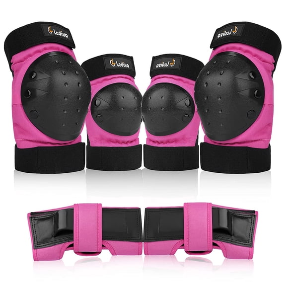 Gear Set Adult/Youth/Child Knee Pads Elbow Pads Wrist Guards for Multi Sports Skateboarding Inline Roller Skating Cycling Biking Bicycle Scooter Multi Sport Protection