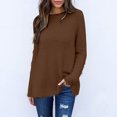 thumbnail image 1 of DPTALR Womens Winter Long Sleeve Round Neck Pullover Sweater, 1 of 6
